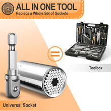 Indlæs billede til gallerivisning Stocking Stuffers for Men Super Universal Socket Tools Gifts for Men | Grip Set Power Drill Adapter Cool Stuff Gadgets Present Ideas Gift for Dad Husband...