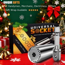 Indlæs billede til gallerivisning Stocking Stuffers for Men Super Universal Socket Tools Gifts for Men | Grip Set Power Drill Adapter Cool Stuff Gadgets Present Ideas Gift for Dad Husband...