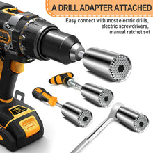 Indlæs billede til gallerivisning Stocking Stuffers for Men Super Universal Socket Tools Gifts for Men | Grip Set Power Drill Adapter Cool Stuff Gadgets Present Ideas Gift for Dad Husband...