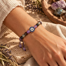 Carica l'immagine nel visualizzatore di Gallery, Handmade by nepal Evil Eye Bracelets Crystal Beaded Protection
