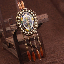 Laden Sie das Bild in den Galerie-Viewer, 20 Designs Fashion handmade braided vintage Bohemia necklace women Nepal jewelry,New ethnic necklace leather necklace  Handmadebynepal B-DIA 6 cm  