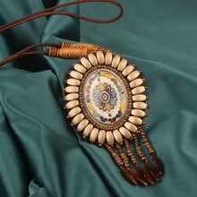 Cargar imagen en el visor de la galería, 20 Designs Fashion handmade braided vintage Bohemia necklace women Nepal jewelry,New ethnic necklace leather necklace  Handmadebynepal G-DIA 8 cm  