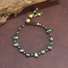 Cargar imagen en el visor de la galería, 5 Designs vintage Nepal bracelet, New handmade braided bracelet nature stones,Original Design Simple ethnic bracelet  Handmadebynepal H  