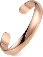 Indlæs billede til gallerivisning Pure Copper Bracelets for Women Men Waterproof Healing Cuff Bracelets Adjustable Chunky Healing Copper Bangle Jewelry Gifts