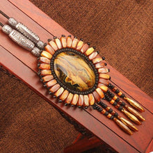 Laden Sie das Bild in den Galerie-Viewer, 20 Designs Fashion handmade braided vintage Bohemia necklace women Nepal jewelry,New ethnic necklace leather necklace  Handmadebynepal A20  