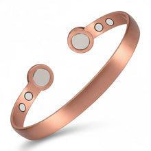 Load image into Gallery viewer, European and American C-Shaped Open Magnet Bracelet, Retro Strong Magnetic Suction Smooth Surface Antique Copper Bracelet