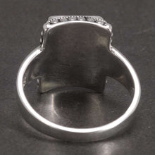 Cargar imagen en el visor de la galería, Solid 925 Sterling Silver Lucifer Rings with Black Onyx Natural Stone Handmade Statement Ring TV Show Jewelry  Handmadebynepal   
