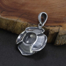 Load image into Gallery viewer, Sterling Silver 925 Rose Vintage Pendant Men &amp; and Women &amp; Lucky Eye Necklace Fashion Men &amp; Jewelry  Handmadebynepal   