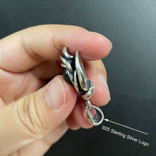 Load image into Gallery viewer, Sterling Silver 925 Rose Vintage Pendant Men &amp; and Women &amp; Lucky Eye Necklace Fashion Men &amp; Jewelry  Handmadebynepal   