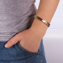 Indlæs billede til gallerivisning Handmadebynepal Copper Bracelets for Women Rose Gold-color Health Energy Magnetic Copper Adjustable Cuff Bracelets &amp; Bangles  Handmadebynepal   