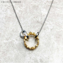 Load image into Gallery viewer, Royal Crown Gold Necklace Link Chain Elegant Fine Jewelry Europe 925 Stering Silver Brand New Romantic Gift For Women  Handmadebynepal   
