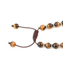 Load image into Gallery viewer, Handmadebynepal Natural Stones Beaded Tiger Eye Necklaces for Men women Tree of Life Pendants Yoga Beads 7 Chakra Reiki Female Jewelry  Handmadebynepal   