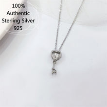 Laden Sie das Bild in den Galerie-Viewer, 100% Real Sterling Silver 925 Japan Key Necklace Chain  Handmadebynepal   