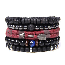 Afbeelding in Gallery-weergave laden, Natural Labradorite Bracelets Set Clear Energy Real Hematite Bracelets Men Polished Black Onyx Stone Beads Bracelets For Women  Handmadebynepal   