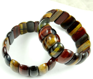 Natural Stone Tiger eye Unakite agates Quartz crystal bead bracelet energy Bangles Stretch Chain bracelets for women  Handmadebynepal   