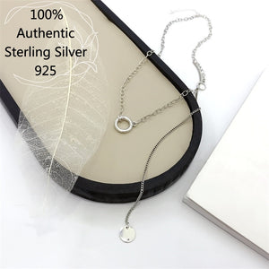 Sterling Silver Circle Collares Collar De Plata De Ley 925 Para Mujer Vintage Necklace Chain For Women Hombre Original  Handmadebynepal   