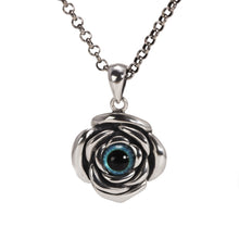 Load image into Gallery viewer, Sterling Silver 925 Rose Vintage Pendant Men &amp; and Women &amp; Lucky Eye Necklace Fashion Men &amp; Jewelry  Handmadebynepal   