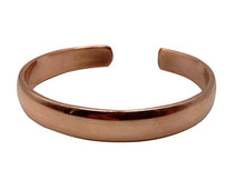 Cargar imagen en el visor de la galería, Healing Lama Hand Forged 100% Copper Bracelet. Made with Solid and High Gauge Pure Copper.  geneviere Plain  